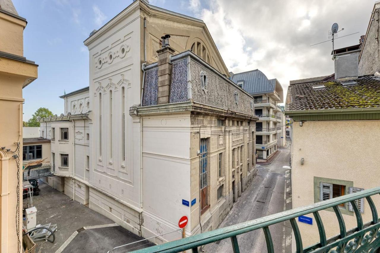 Appartement Hyper Centre Evian - Cote Theatre Exterior foto