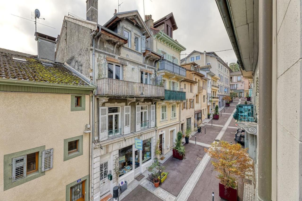 Appartement Hyper Centre Evian - Cote Theatre Exterior foto